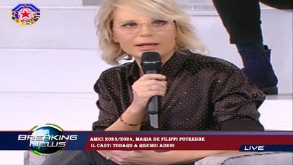 Amici 2023/2024, Maria De Filippi potrebbe  il cast: Todaro a rischio addio