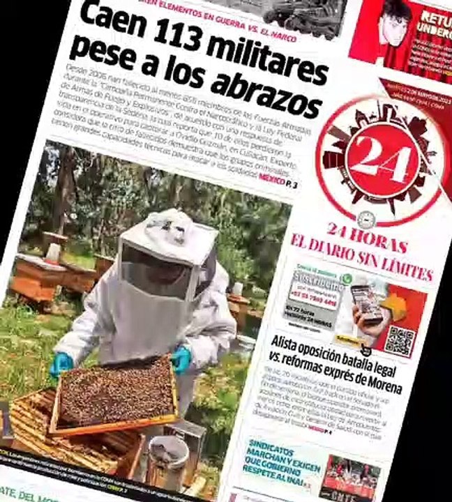 24 Horas Pese a abrazos, no balazos caen 113 soldados en la 4T