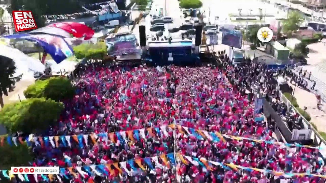 Cumhurbaşkanı Recep Tayyip Erdoğan, partisinin Antalya mitingine katıldı