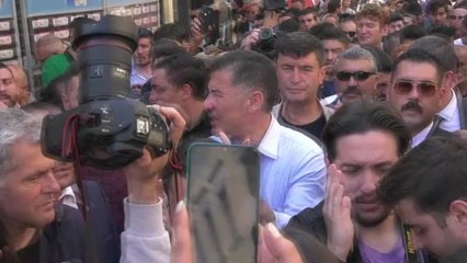 Sinan Oğan ve Ümit Özdağ İzmir'de esnafı ziyaret etti
