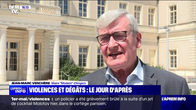 Dégradation de la mairie d'Angers: Ça a été très violent pour le maire de la ville, Jean-Marc Verchère (MoDem)