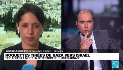 Après la mort de Khader Adnane, des roquettes tirées de Gaza vers Israël