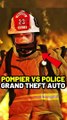 Comment la police réagit au camion de pompier dans tous les GTA 