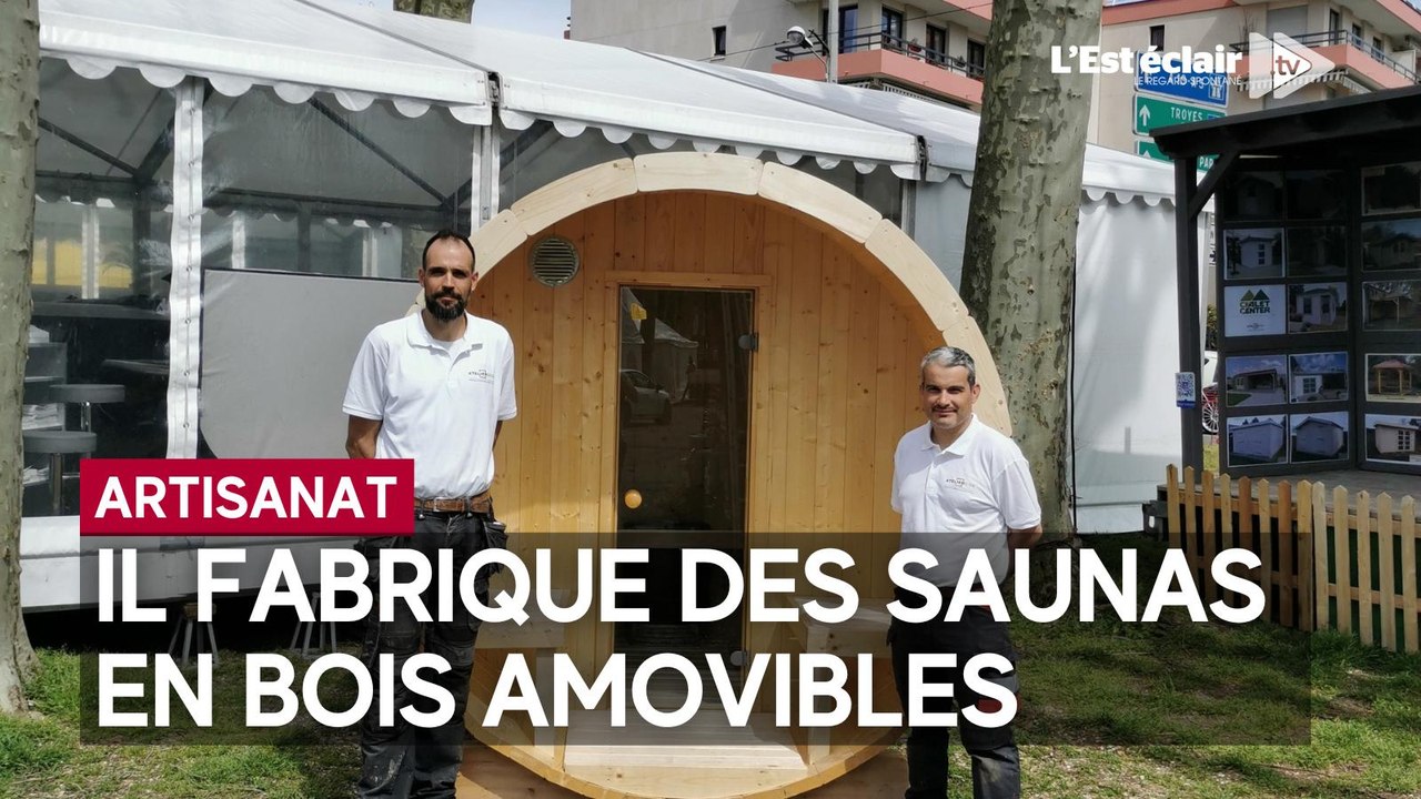 Ce menuisier fabrique des constructions en bois amovibles
