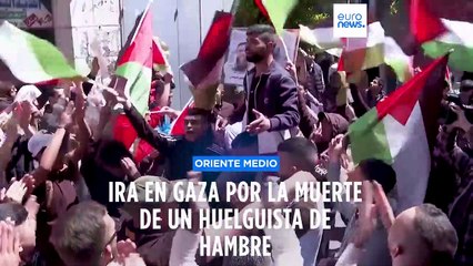 La viuda del líder palestino en huelga de hambre hace un llamamiento de contención