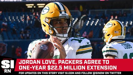 Jordan Love, Packers Agree to One-Year Extension
