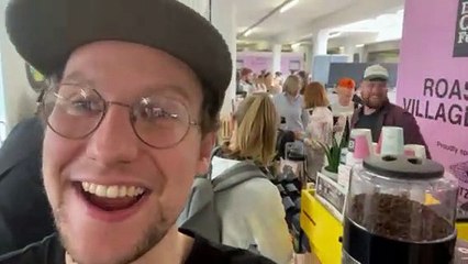 Dom from Cast Iron Coffee at this year's London Coffee Festival