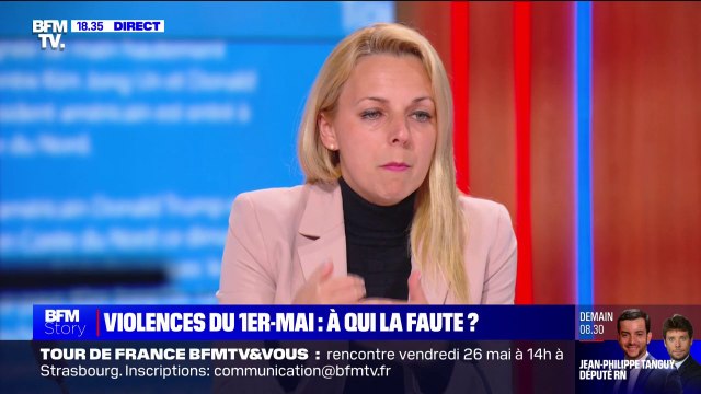 Violences du 1er-mai: On a laissé cette violence s'imprégner dans notre pays estime Edwige Diaz (RN)