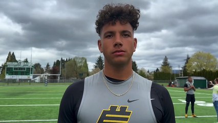 Dylan Raiola discusses college options