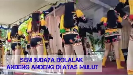 Cari hiburan....!! Seni budaya tari dolalak/andeng andeng di atas mulut
