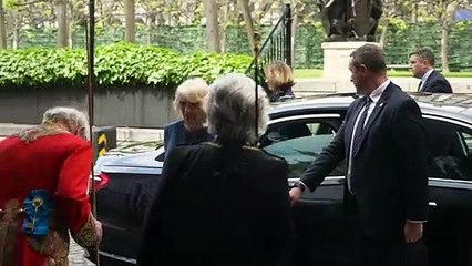 King and Queen Consort attend Westminster Hall reception