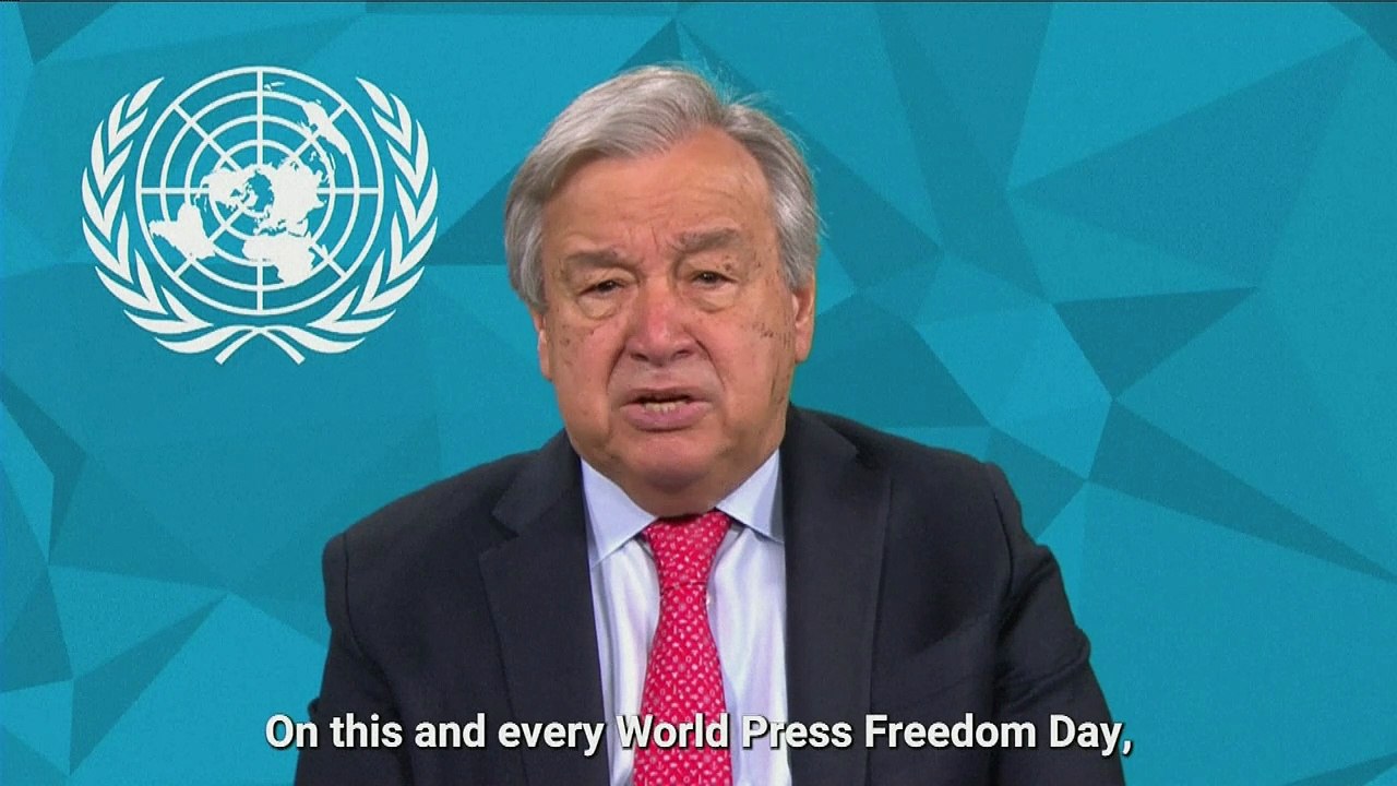 'Stop targeting truth and truth-tellers,' says UN Chief Guterres on World Press Freedom Day