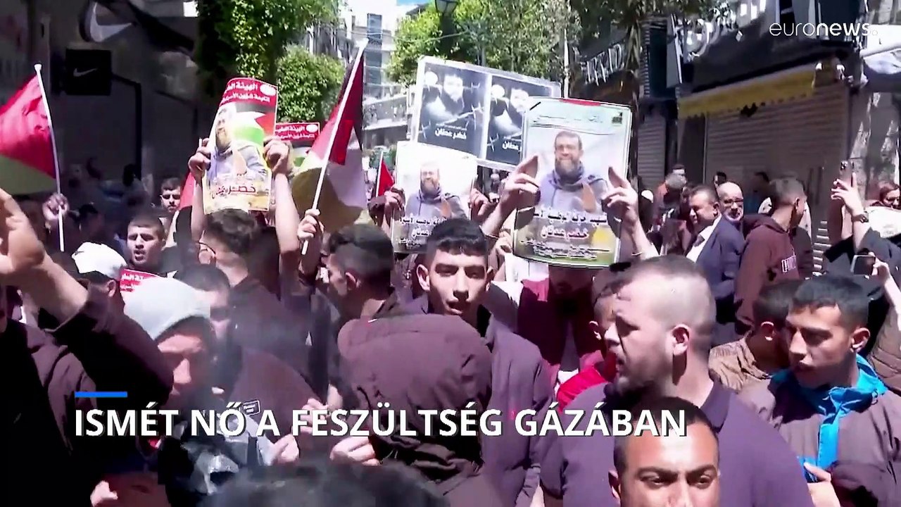 Az utcára vitte az embereket az éhségsztrájkoló palesztin halála