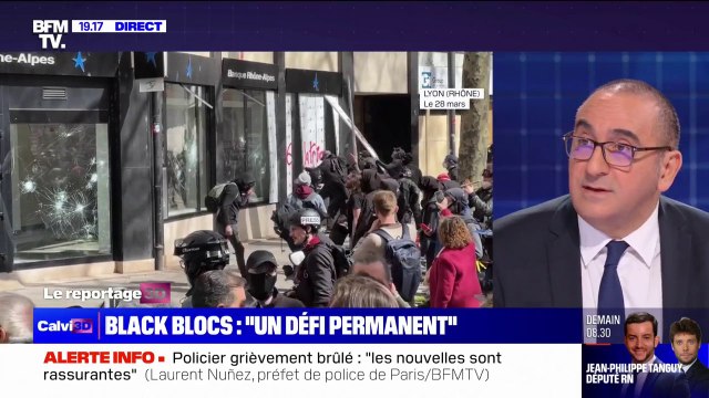 Black Blocs: C'est un défi permanent assure Laurent Nuñez (préfet de police de Paris)