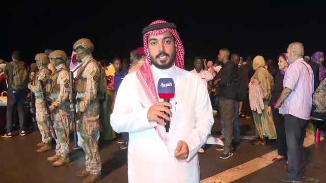 مراسل #العربية سلطان السلمي: وصول 220 راكبا بينهم 14 سعوديا إلى #جدة على متن سفينة جلالة الملك الرياض القادمة من #بورتسودان