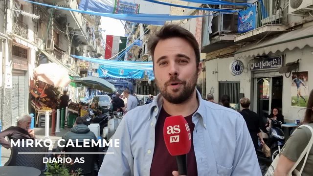 Así vive Nápoles la pre fiesta al Scudetto