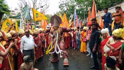 श्याम बाबा ने किया नगर भ्रमण...कई जगह स्वागत, भजन संध्या