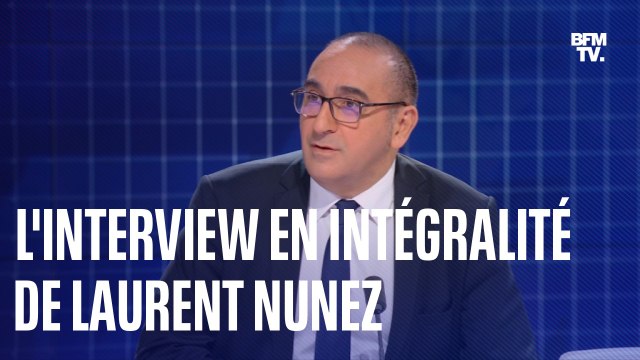 L'interview en intégralité du Préfet de police de Paris, Laurent Nunez sur BFMTV