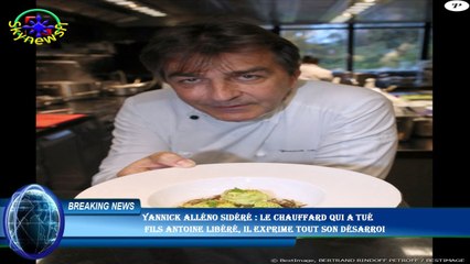 Yannick Alléno sidéré : le chauffard qui a tué  fils Antoine libéré, il exprime tout son désarroi