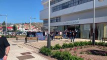 Protesta de Policías Locales frente al Ayuntamiento de Telde