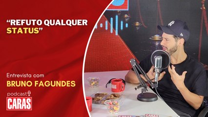 BRUNO FAGUNDES DÁ SUA OPINIÃO SOBRE STATUS DE CELEBRIDADE