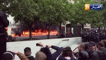 فرنسا: رفضا لقانون التقاعد.. دخان الإحتجاجات يغطي أضواء المدينة ..