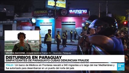Informe desde Asunción: simpatizantes de Paraguayo Cubas denuncian "fraude electoral"