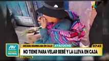 Ayacucho Mujer detenida por llevar cuerpo de beb en caja cont su verdad Es mi nieta y no tengo para enterrarla
