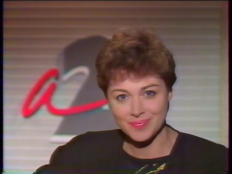 Antenne 2 - 10 Mars 1988 - Bande annonce, speakerine (Virginia Crespeau), jingle pub