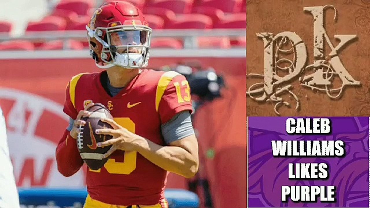 marcus Daveport  to be First minnesota Vikings To Wear 0|USC Superstar QB Caleb Williams love Purple
