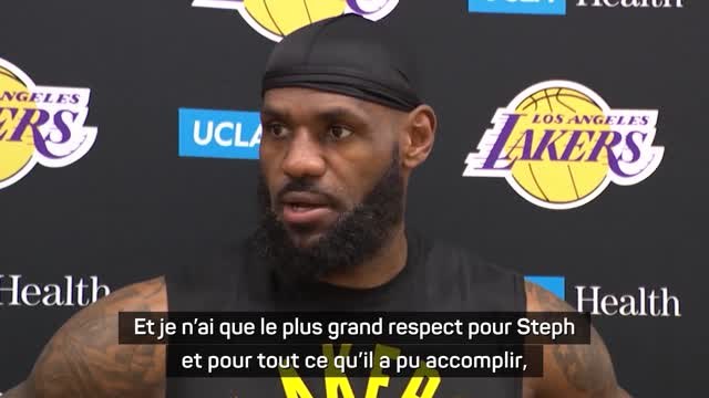 Lakers - James : Je n'ai que le plus grand respect pour Steph Curry