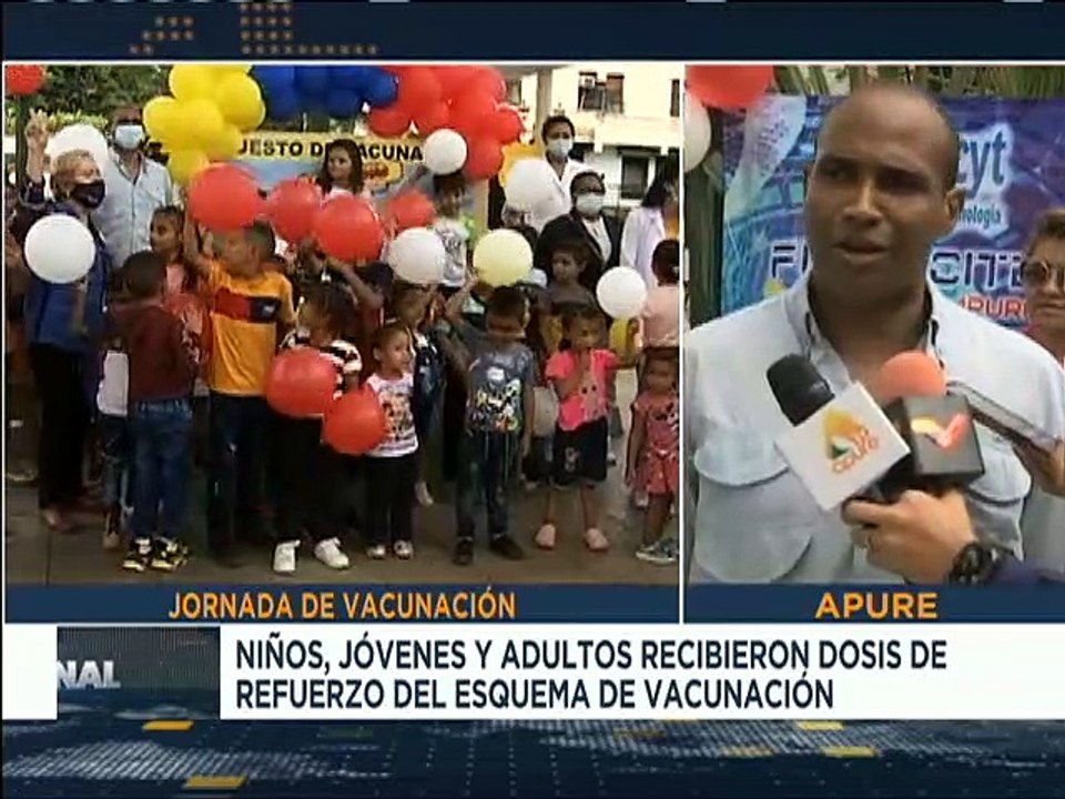 Habitantes del estado Apure reciben dosis de refuerzo a través de una jornada de vacunación