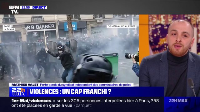 Policier brûlé à Paris: Il ne comprend pas ce qui lui est arrivé explique Mathieu Valet (syndicat indépendant des commissaires de police)