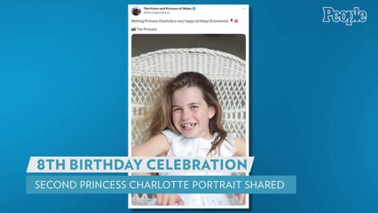 Princess Charlotte Stars in a Bonus 8th Birthday Portrait — with a Cameo from Family's Dog Orla!