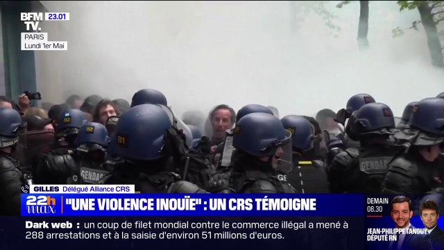 Ils étaient des centaines prêts au combat de rue , le témoignage anonyme d'un CRS (délégué Alliance), sur la manifestation parisienne du 1er-mai