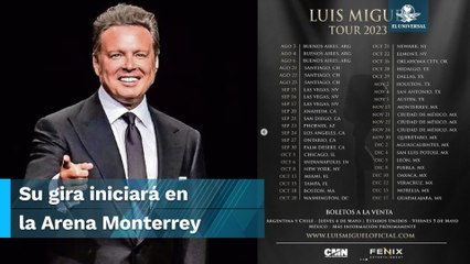 ¿Qué recintos iluminará el “Sol de México”, Luis Miguel, durante su gira?