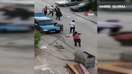 Ankara'da sopalı kavga: O anlar kamerada