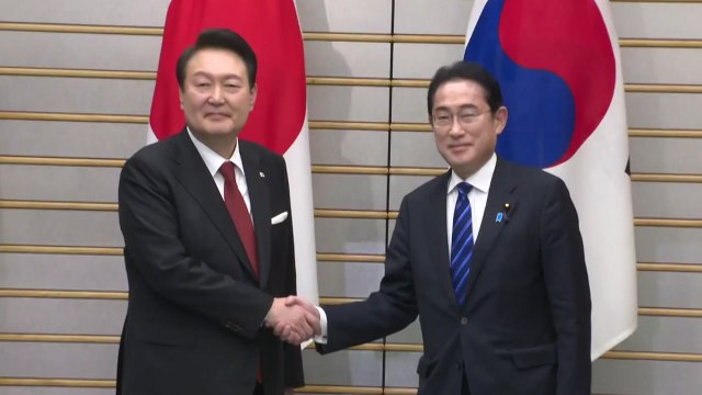 [뉴스라이브] 한일, 12년만에 정상 셔틀외교...한미일 3각 공조 속도 / YTN