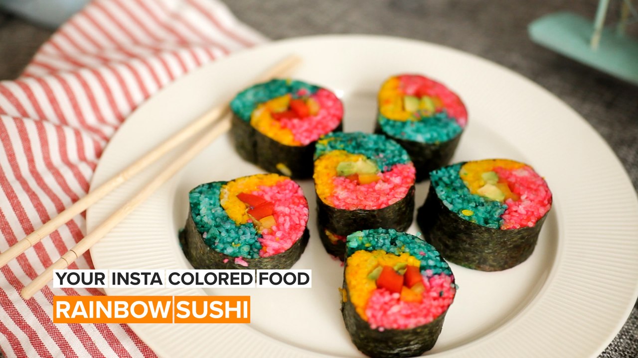 Creating the ultimate Insta-worthy sushi rolls with a pop of color