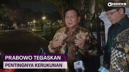 Usai Bertemu Jokowi, Prabowo Tegaskan Pentingnya Kerukunan Demi Bangsa