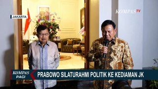 Prabowo Subianto Silahturahmi Politik ke Kediaman Jusuf Kalla