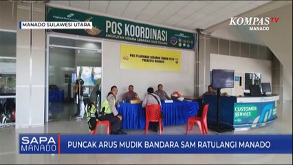 Arus Balik Di Bandara Sam Ratulangi Manado Capai 5.270 penumpang