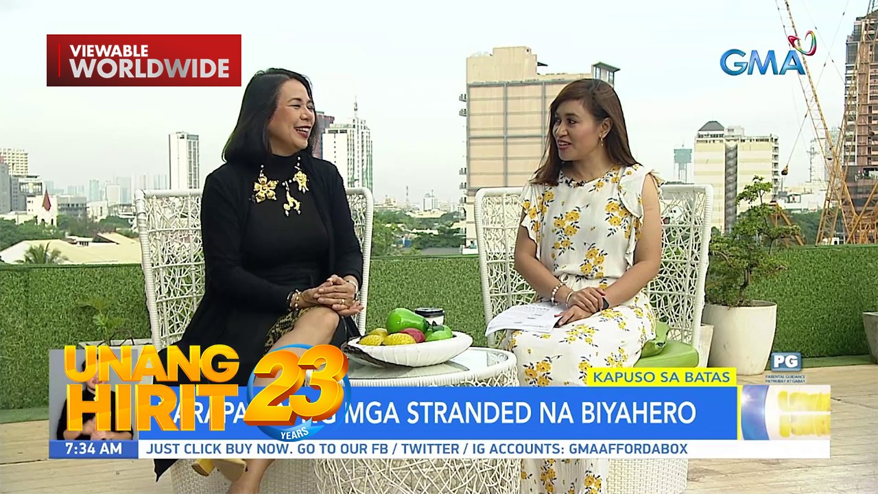 Kapuso sa Batas: Usapan tungkol sa karapatan ng mga na-stranded na pasahero | Unang Hirit