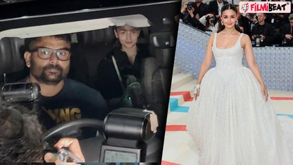 Alia Bhatt is all smiles as she returns to Mumbai after making India proud at MET Gala 2023 debut!