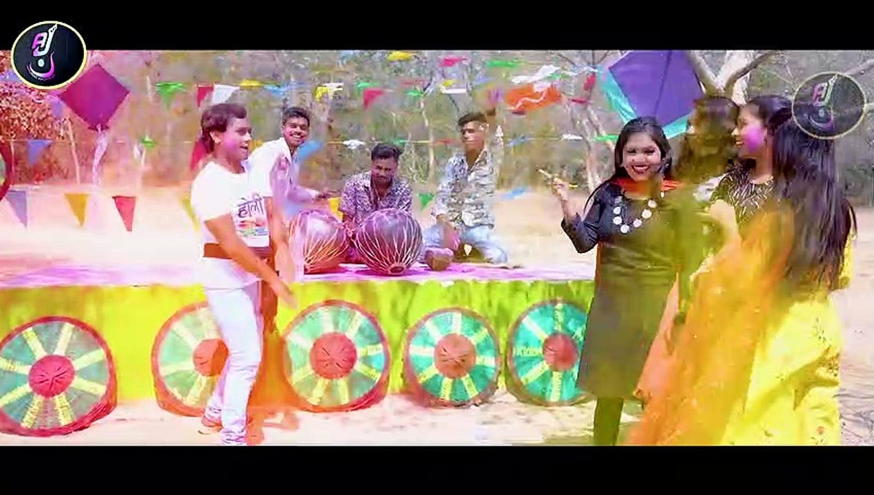 Sagar Sargam _ Gori Ke Sang Sawra _ Cg Holi Song _ Aarti Dhuri _ Chhattisgarhi Holi Geet_ AJ Music