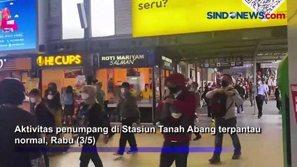 Hari Kedua Masuk Kerja dan Sekolah, Begini Situasi Stasiun Tanah Abang