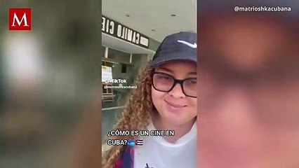 Así son los cines en Cuba: una tiktoker compartió en un video su visita