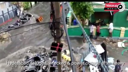 #Rain wreaks havoc in #Hyderabad #Telangana |@Voiceupmedia