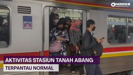Begini Situasi Stasiun Tanah Abang Hari Kedua Masuk Kerja dan Sekolah