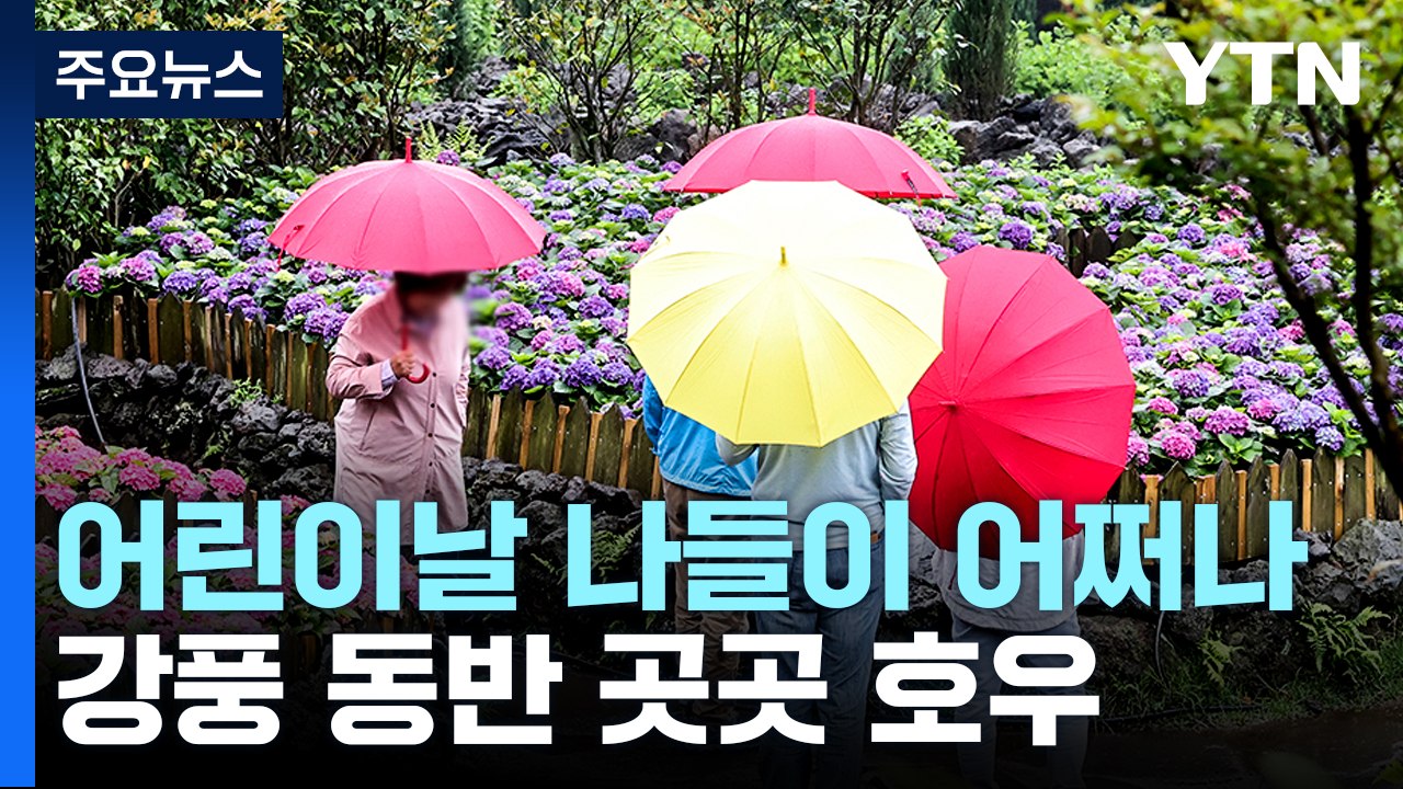 [날씨] 어린이날 나들이 어쩌나?...강풍 동반 곳곳 호우 / YTN